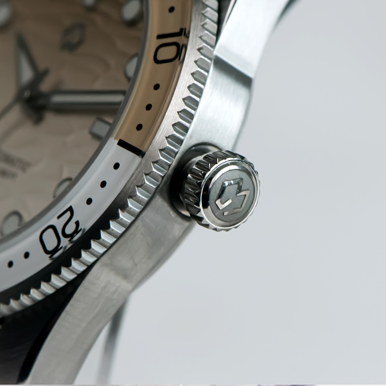 40mm Diver Watch Texture Men's - Rubber Strap Diver recension och pris