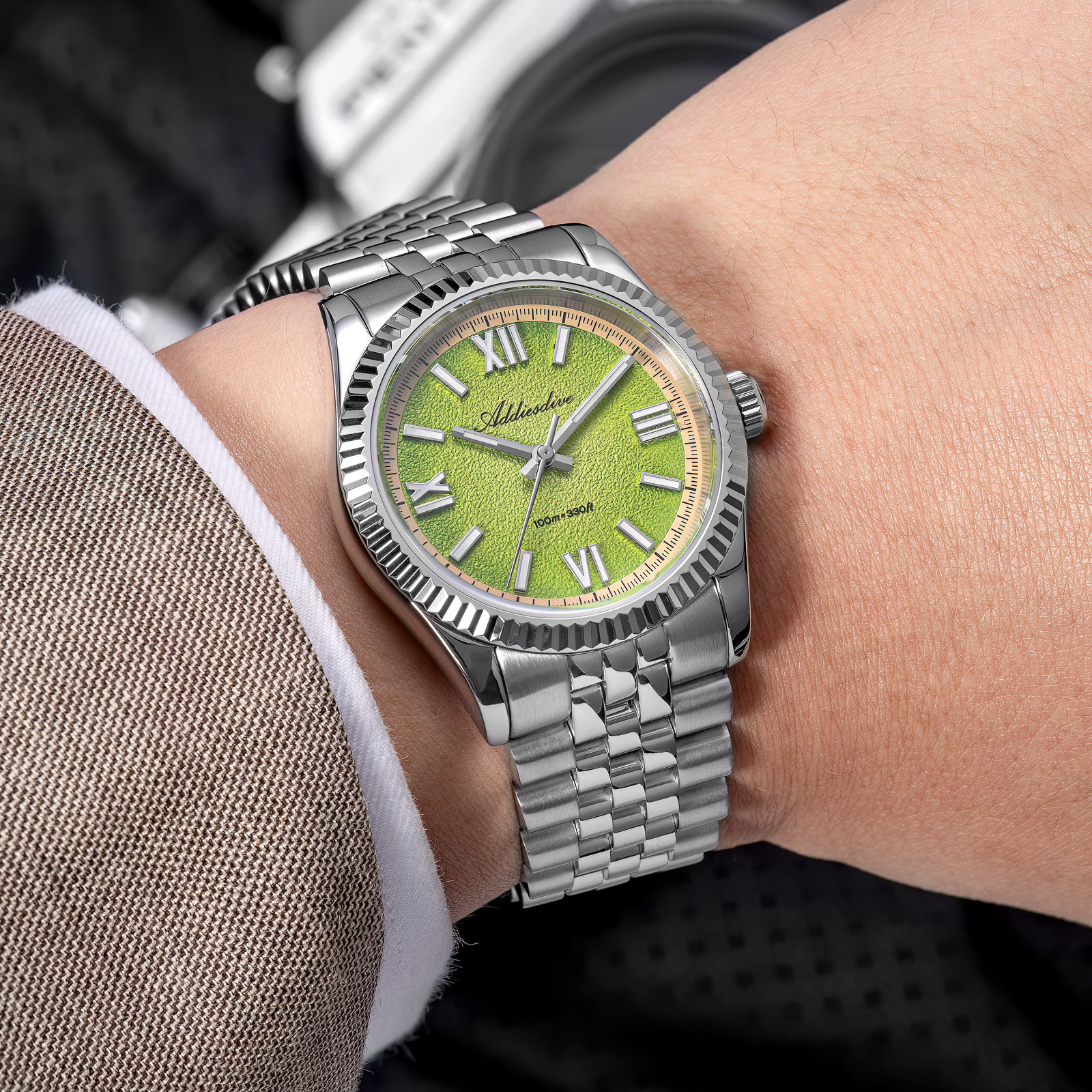 ADDIESDIVE Hight Quality Sapph - Stainless Bracelet Diver recension och pris