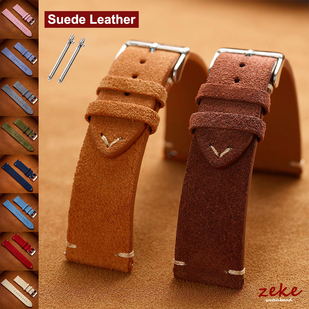 Brown Genuine Leather Watch Ba - Suede Strap Watch recension och pris