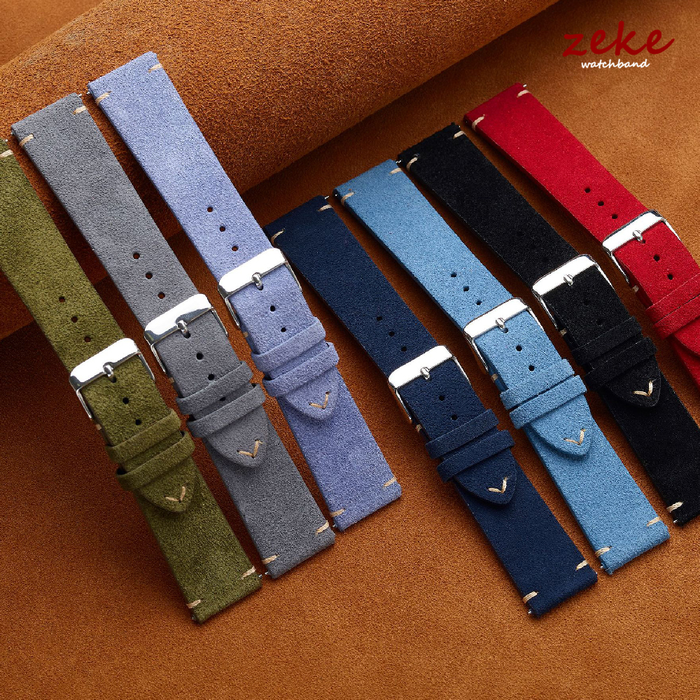 Brown Genuine Leather Watch Ba - Suede Strap Watch recension och pris