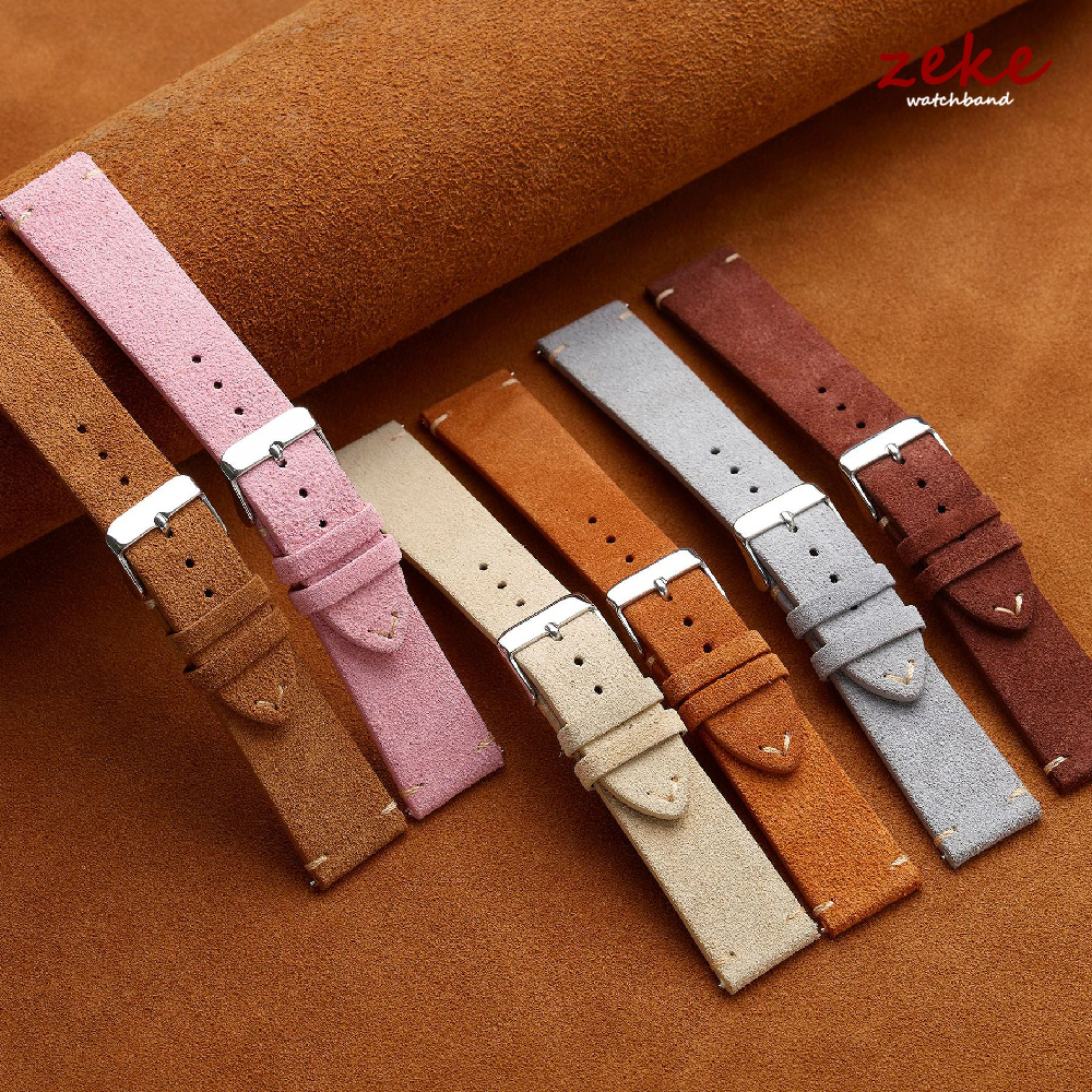 Brown Genuine Leather Watch Ba - Suede Strap Watch recension och pris