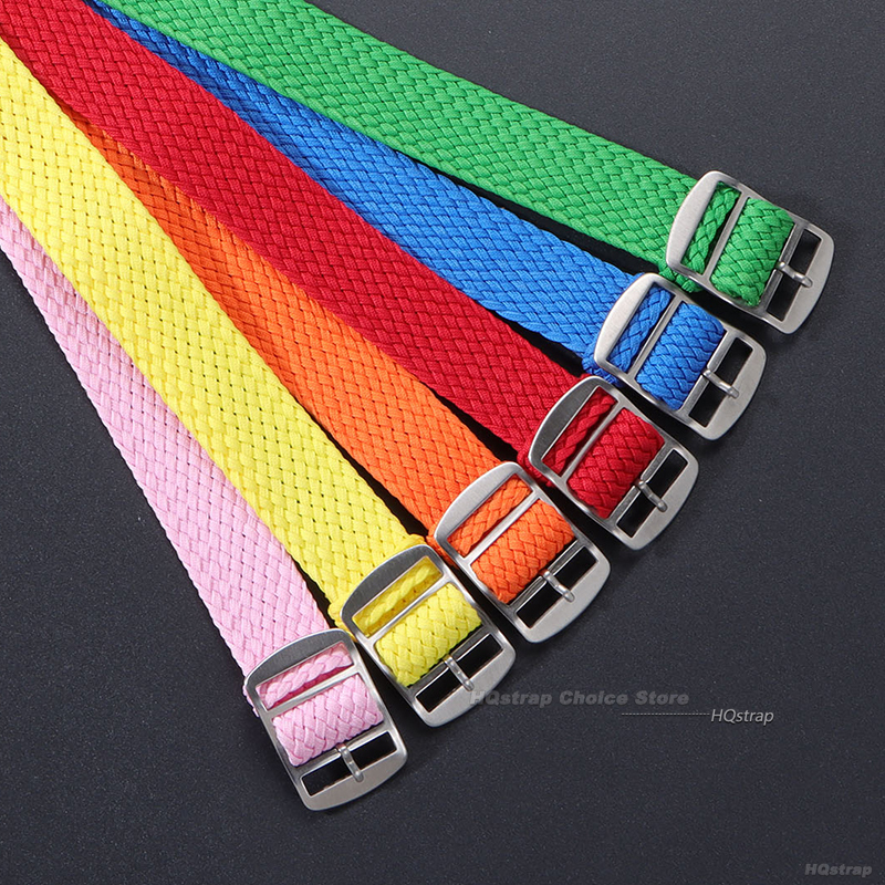 16mm 18mm 20mm 22mm Strap for  - Perlon Strap Woven recension och pris
