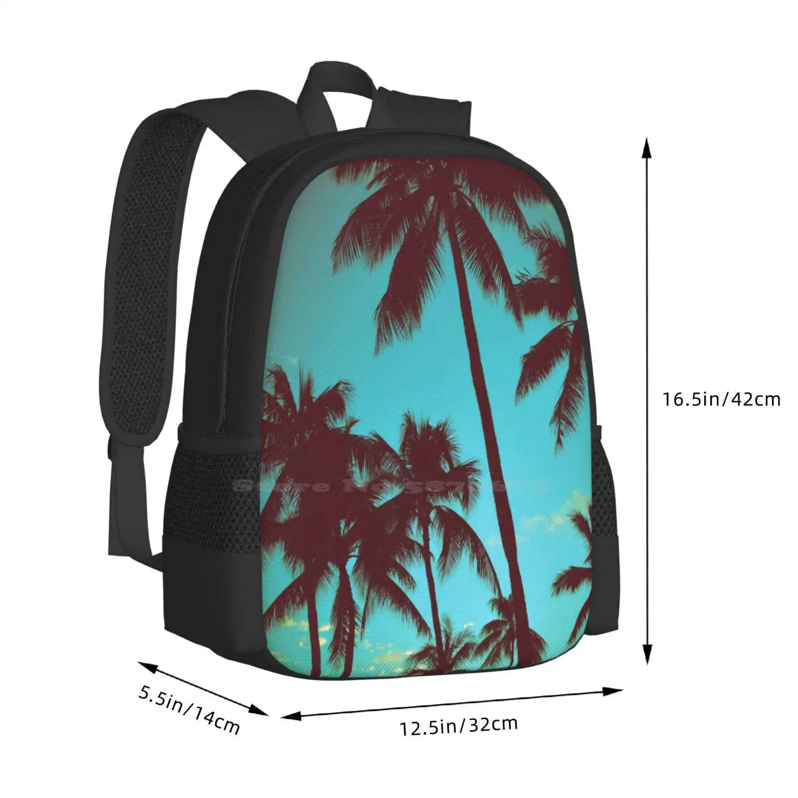 Vintage Tropical Palms Pattern - Tropic Strap Vintage recension och pris
