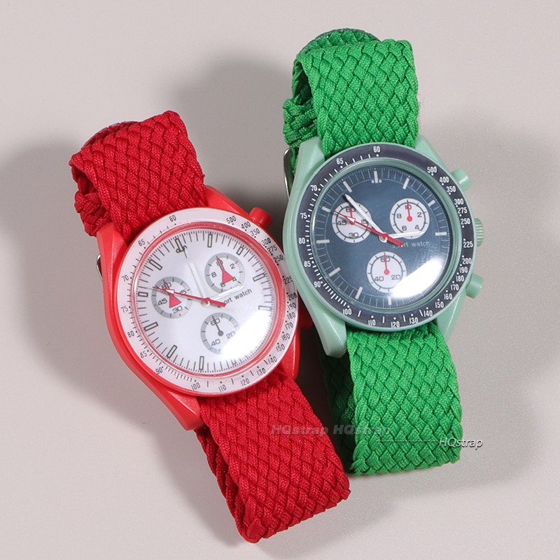 16mm 18mm 20mm 22mm Nylon Canv - Perlon Strap Woven recension och pris