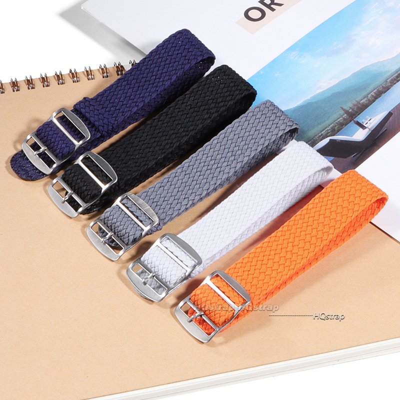 16mm 18mm 20mm 22mm Nylon Canv - Perlon Strap Woven recension och pris