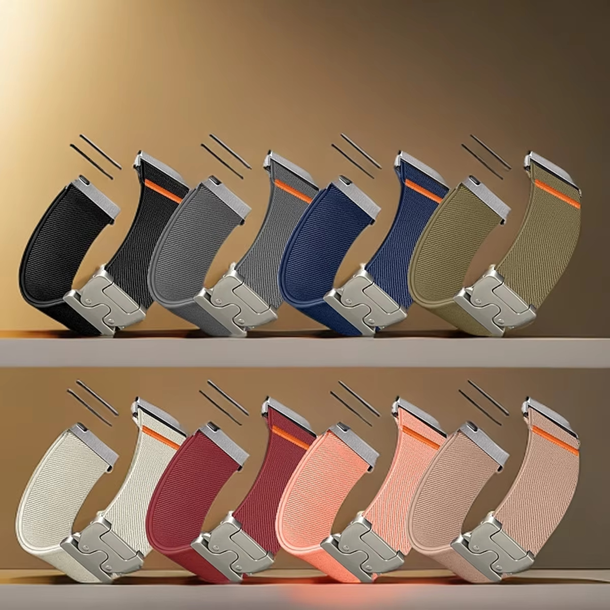 1/2PCS 20mm 22mm Parachute Str - Parachute Strap Elastic recension och pris
