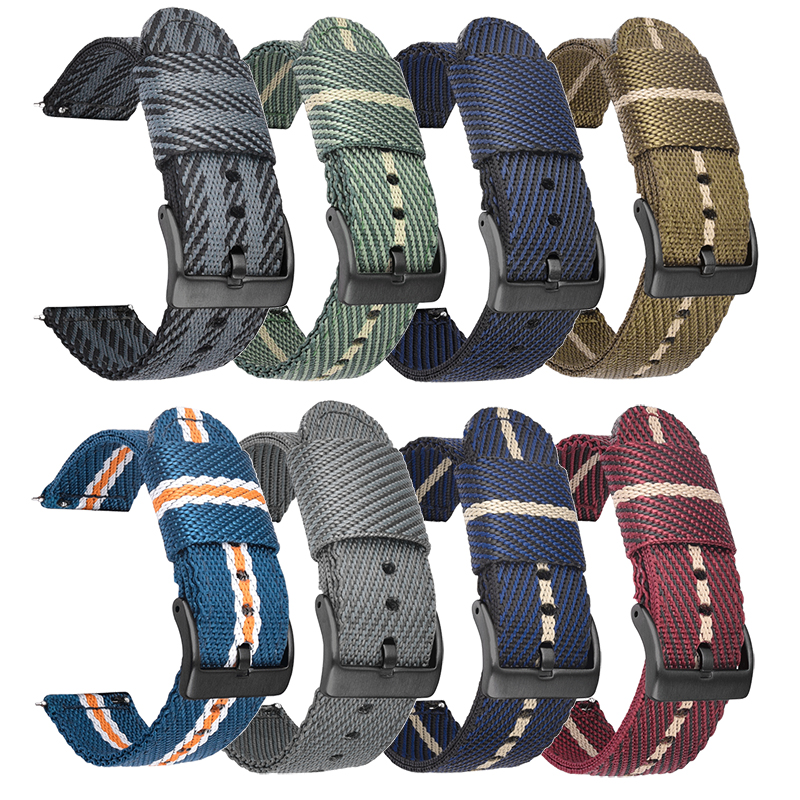 Woven Nylon Strap 18mm 20mm 22 - Nato Strap Nylon recension och pris
