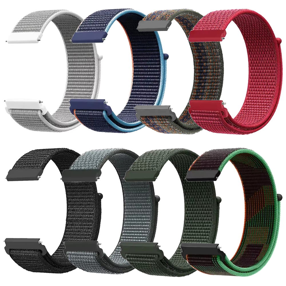 2Pcs 22mm Nylon Sport Strap Fo - Sport Loop Velcro recension och pris