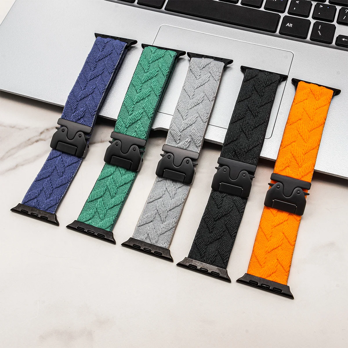 nylon strap for iwatch 10 9 8  - Parachute Strap Elastic recension och pris