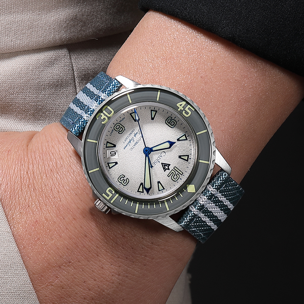 CADISEN Deep Explorer MIYOTA 8 - Canvas Strap Watch recension och pris
