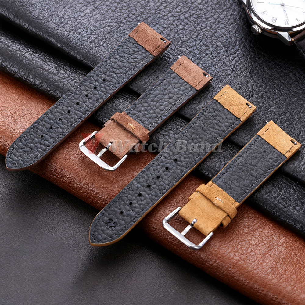 18/19/20/22mm Watch Band Genui - Suede Strap Watch recension och pris