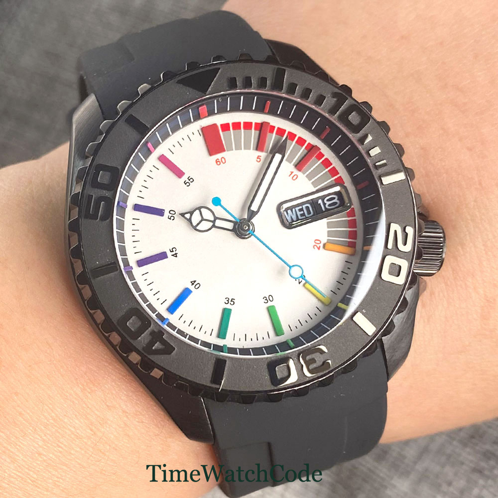 Tandorio 41mm 20ATM Diver Auto - Rubber Strap Diver recension och pris