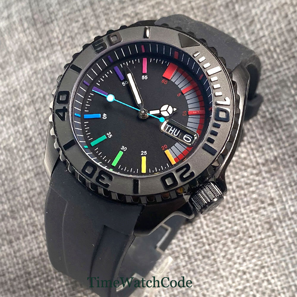 Tandorio 41mm 20ATM Diver Auto - Rubber Strap Diver recension och pris