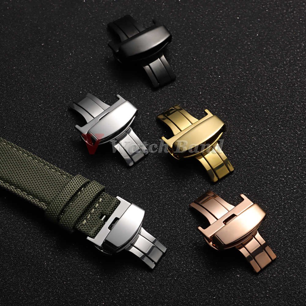 Stainless Steel Clasp Strap fo - Butterfly Clasp Deployant recension och pris