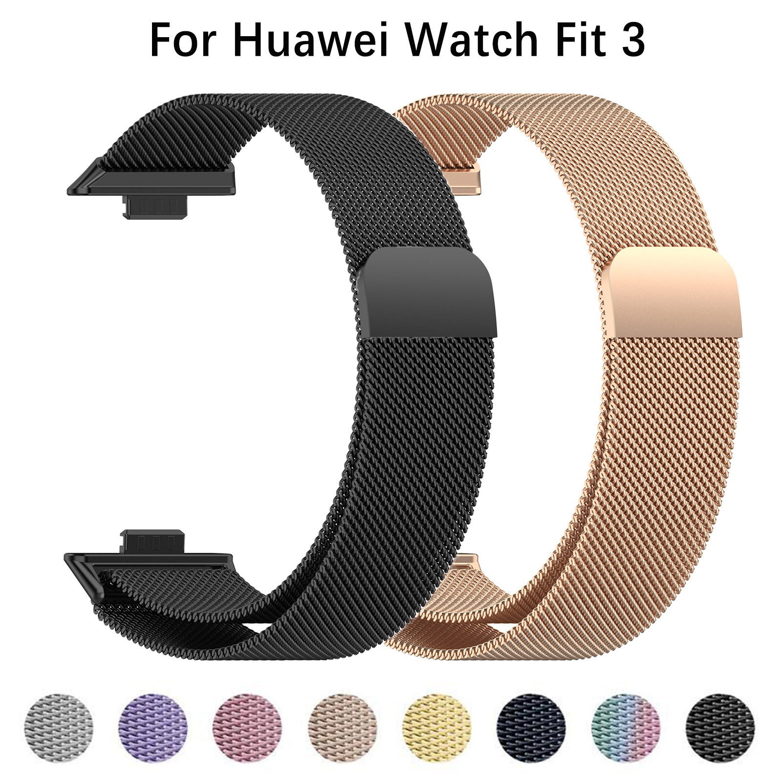 Milanese Loop Strap for Huawei - Milanese Loop Magnetic recension och pris