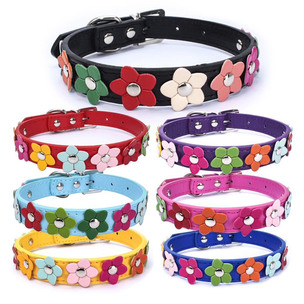 Pu Leather Colorful Flower Stu - Leather Strap Quick Release recension och pris