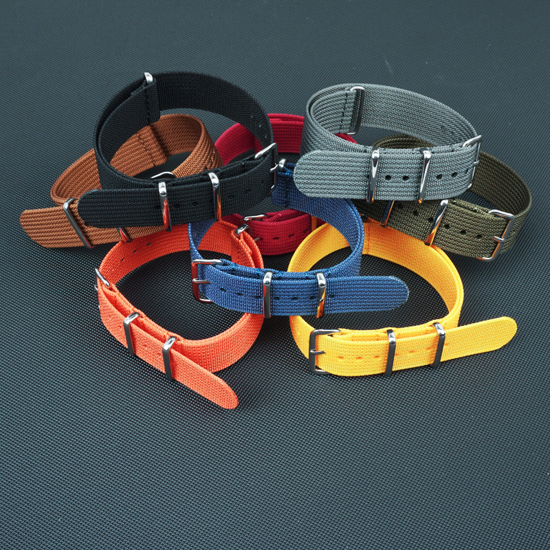 Ribbed Nylon Strap For Seiko M - Nato Strap Nylon recension och pris
