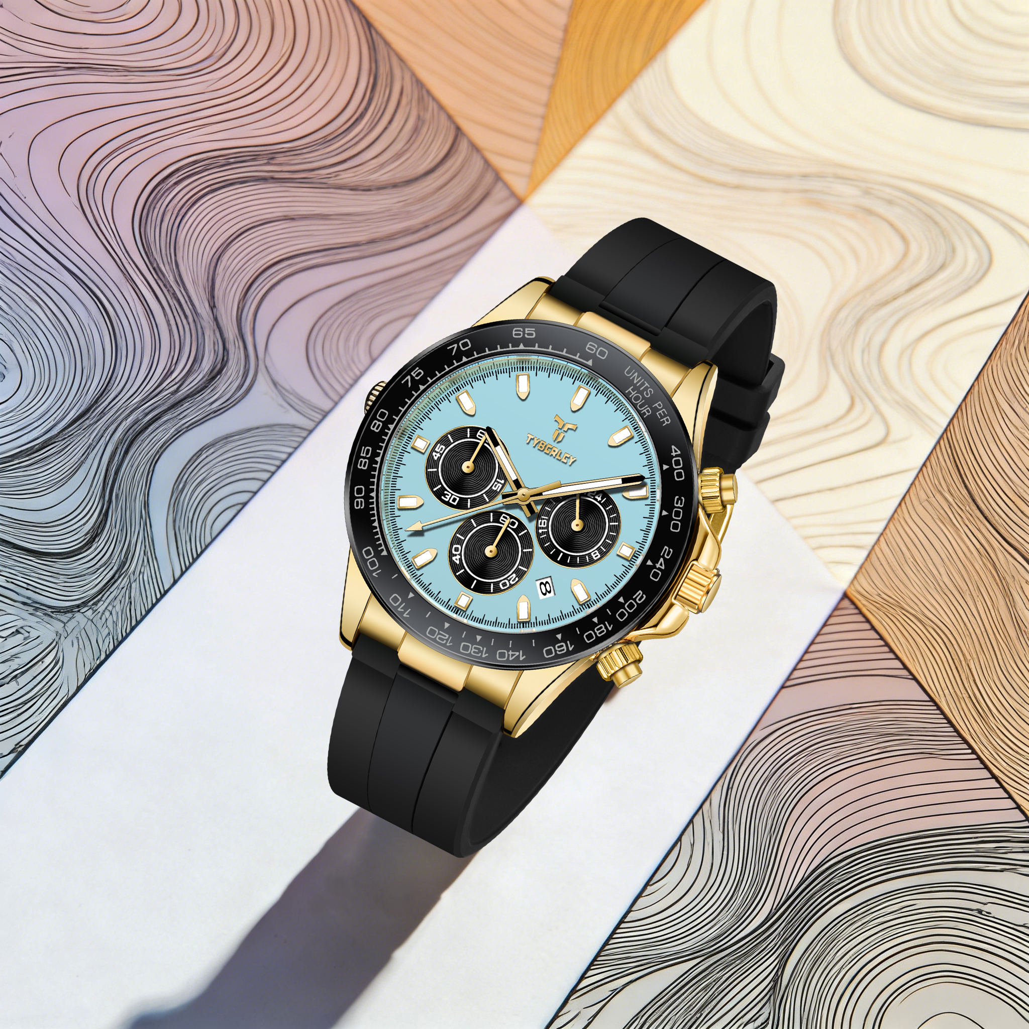 TYBERLEY Sophisticated Eleganc - Rubber Strap Diver recension och pris