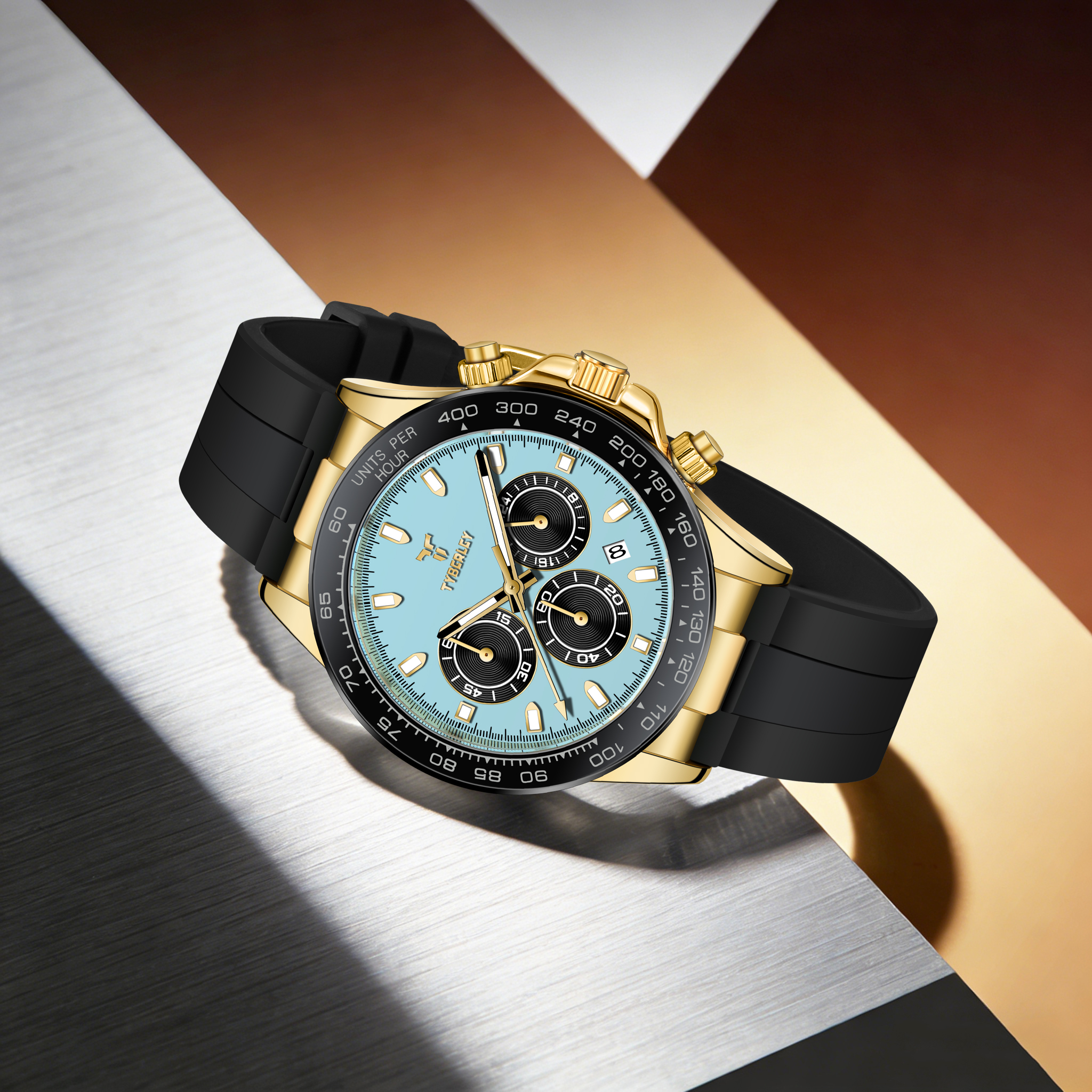 TYBERLEY Sophisticated Eleganc - Rubber Strap Diver recension och pris