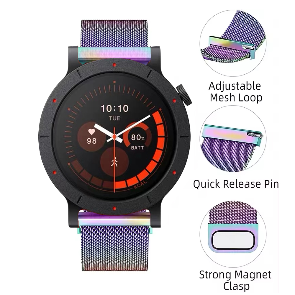 20/22mm Metal Milanese Loop Ba - Milanese Loop Magnetic recension och pris