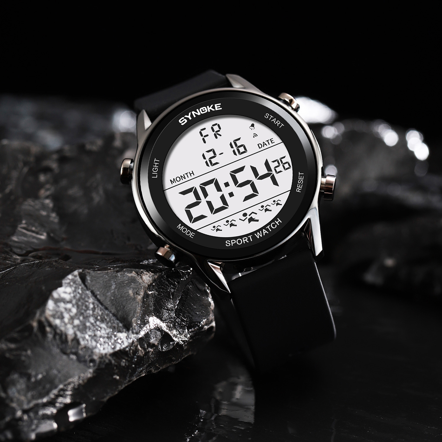 Digital Watches For Men Waterp - Rubber Strap Diver recension och pris