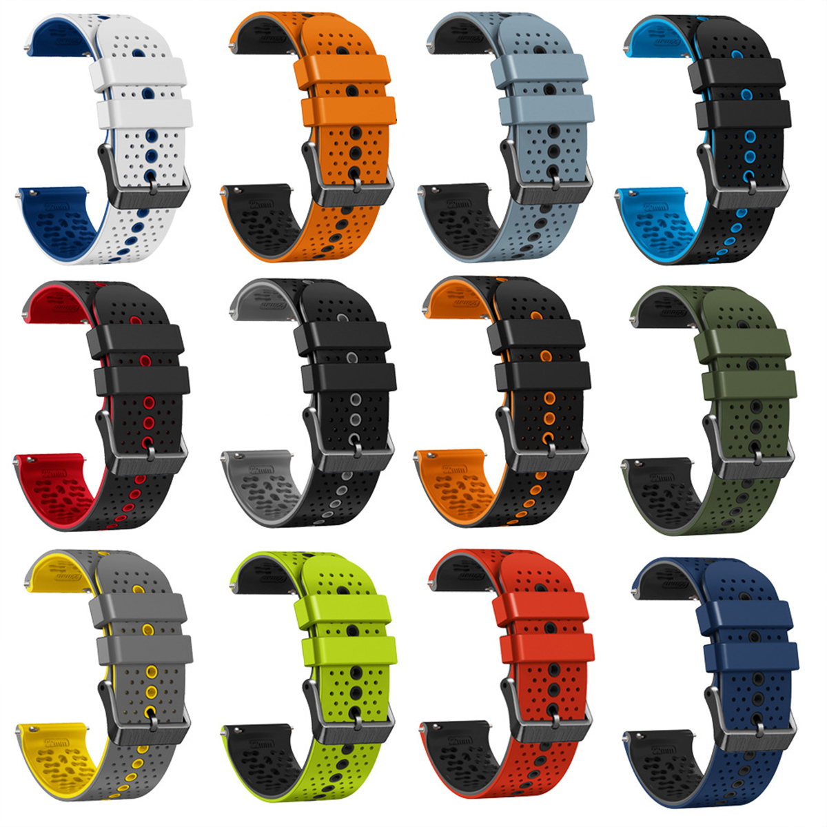 22mm Watch Strap For Huawei Wa - Silicone Watch Band 22Mm recension och pris