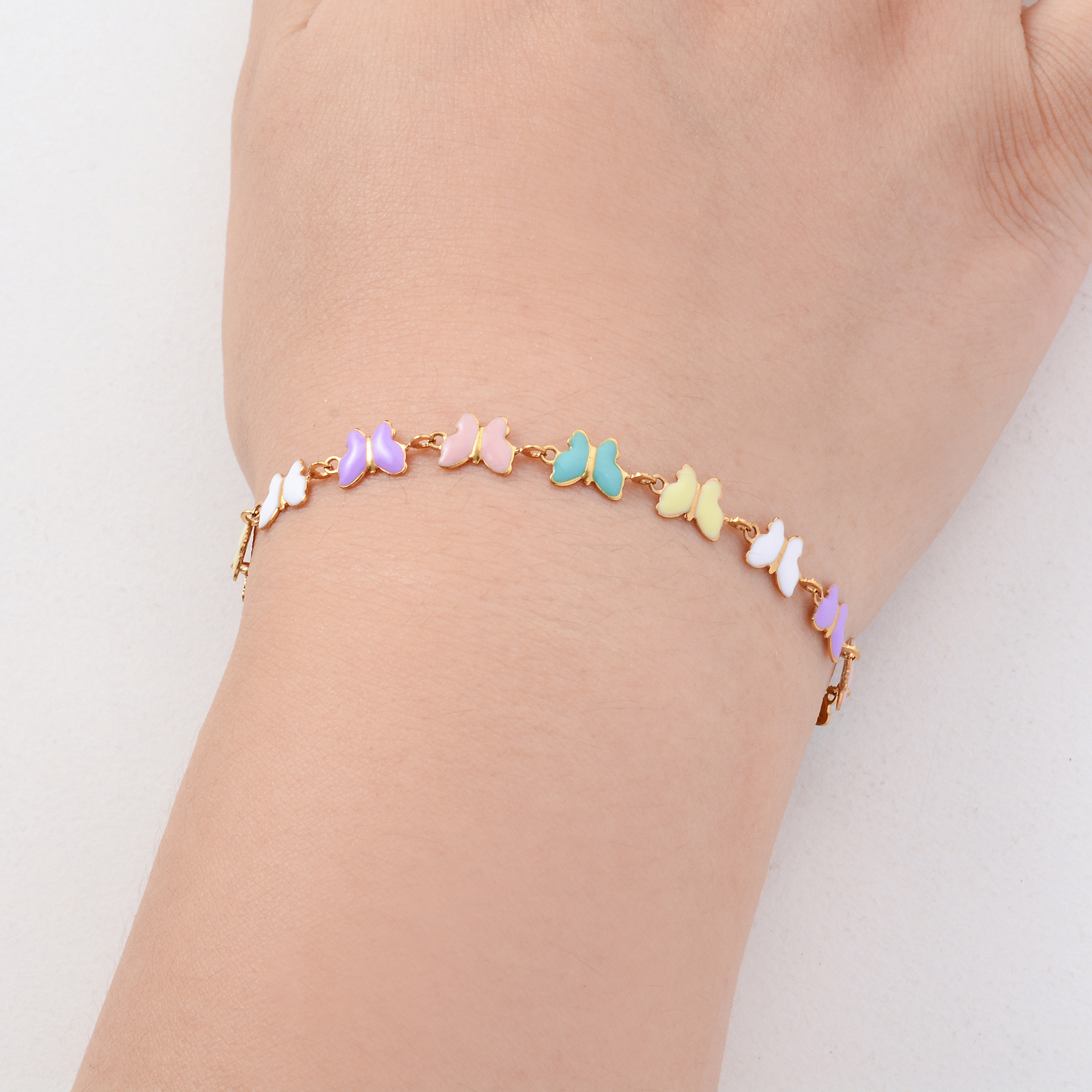 1Pcs Stainless Steel For Women - Butterfly Clasp Deployant recension och pris