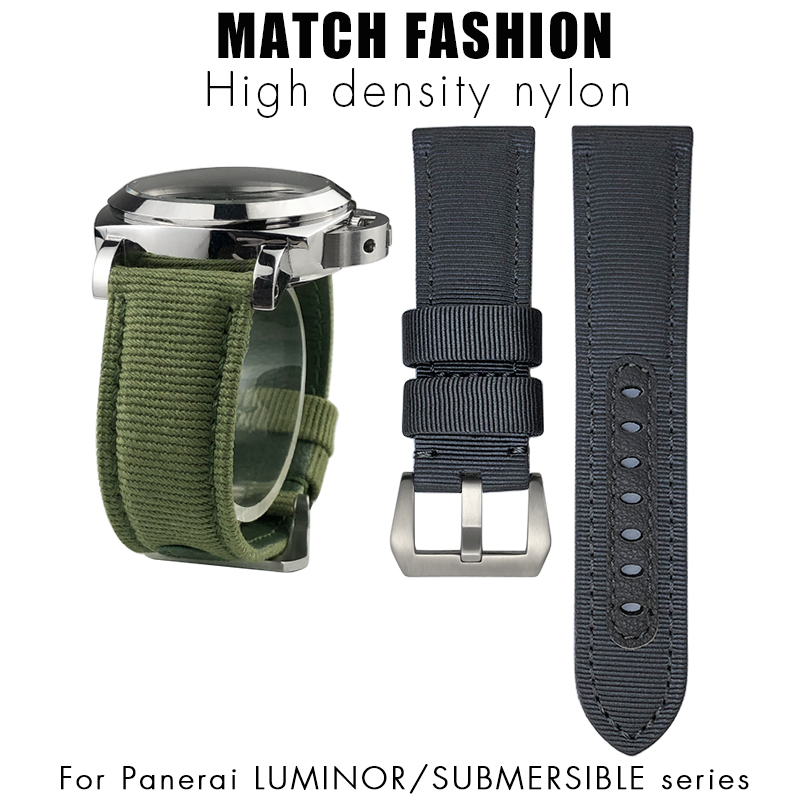 for Panerai 24mm New Nylon Wat - Canvas Strap Watch recension och pris
