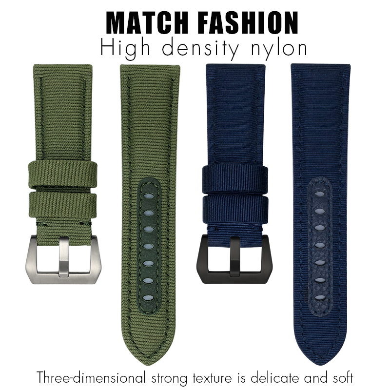 for Panerai 24mm New Nylon Wat - Canvas Strap Watch recension och pris