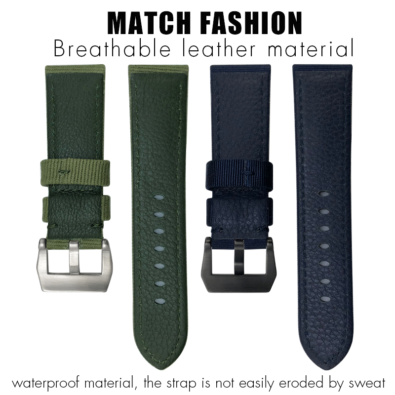 for Panerai 24mm New Nylon Wat - Canvas Strap Watch recension och pris