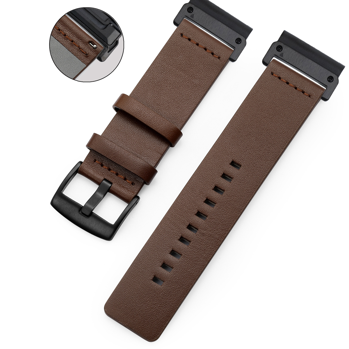 26mm 22mm Quick Fit Strap For  - Leather Strap Quick Release recension och pris