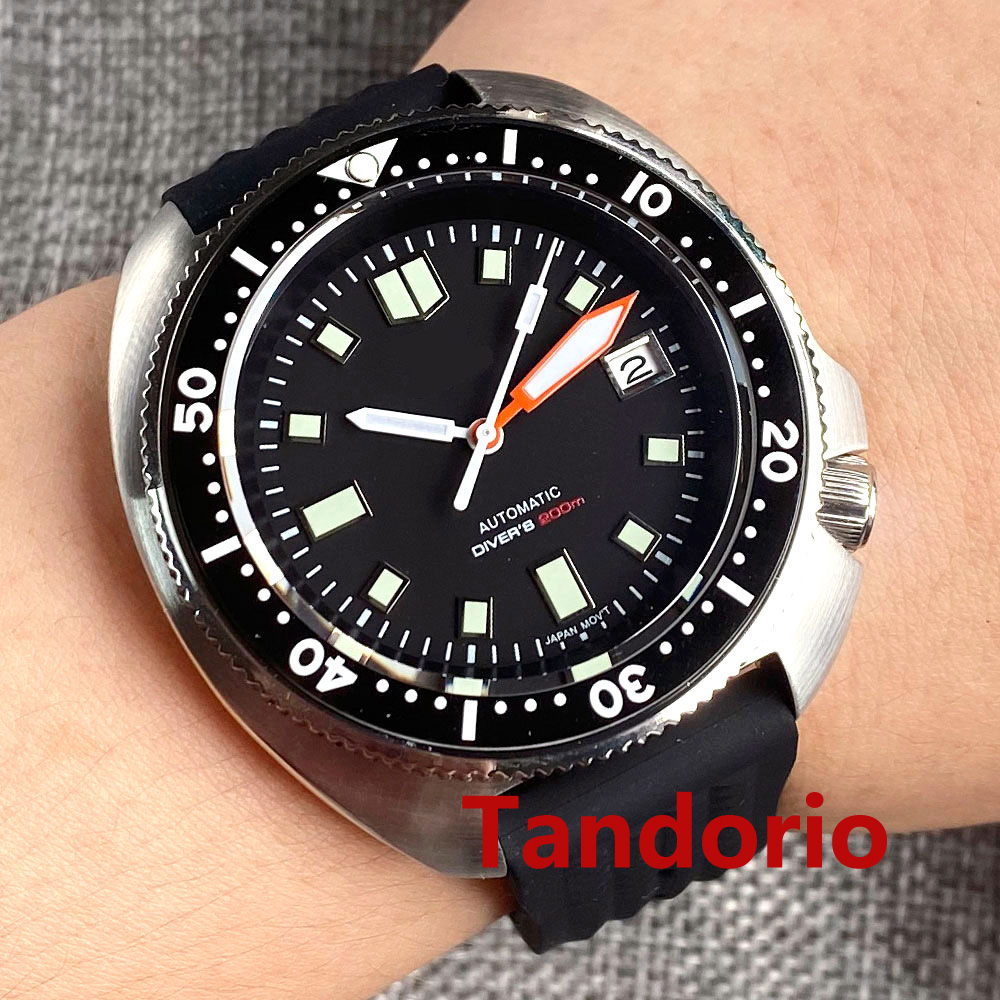 Tandorio 44mm NH35 PT5000 Move - Rubber Strap Diver recension och pris