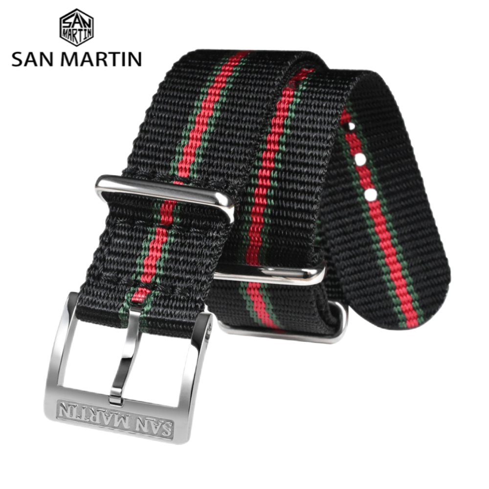 San Martin 20mm Rugged Woven F - Tropic Strap Vintage recension och pris