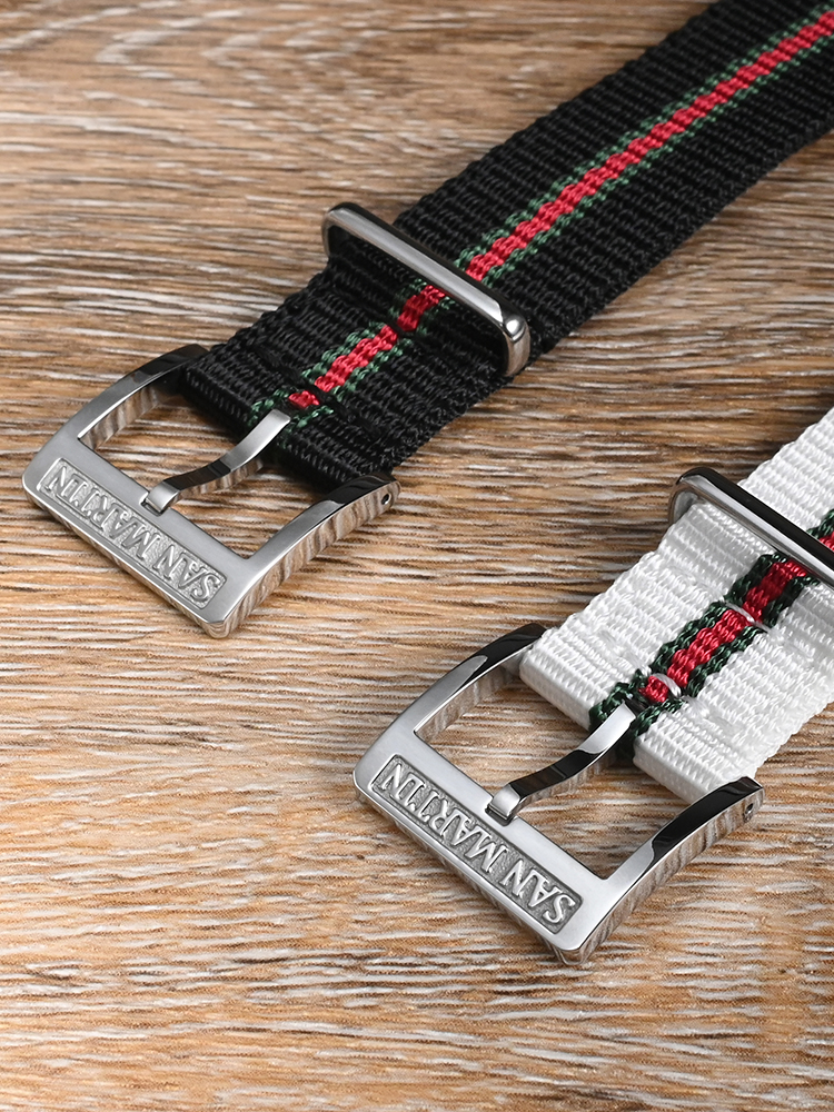 San Martin 20mm Rugged Woven F - Tropic Strap Vintage recension och pris