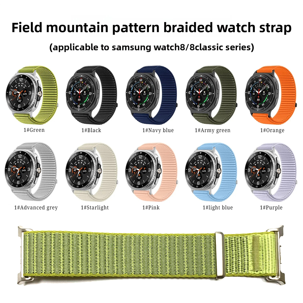 Wave Nylon Loop strap For Sams - Sport Loop Velcro recension och pris