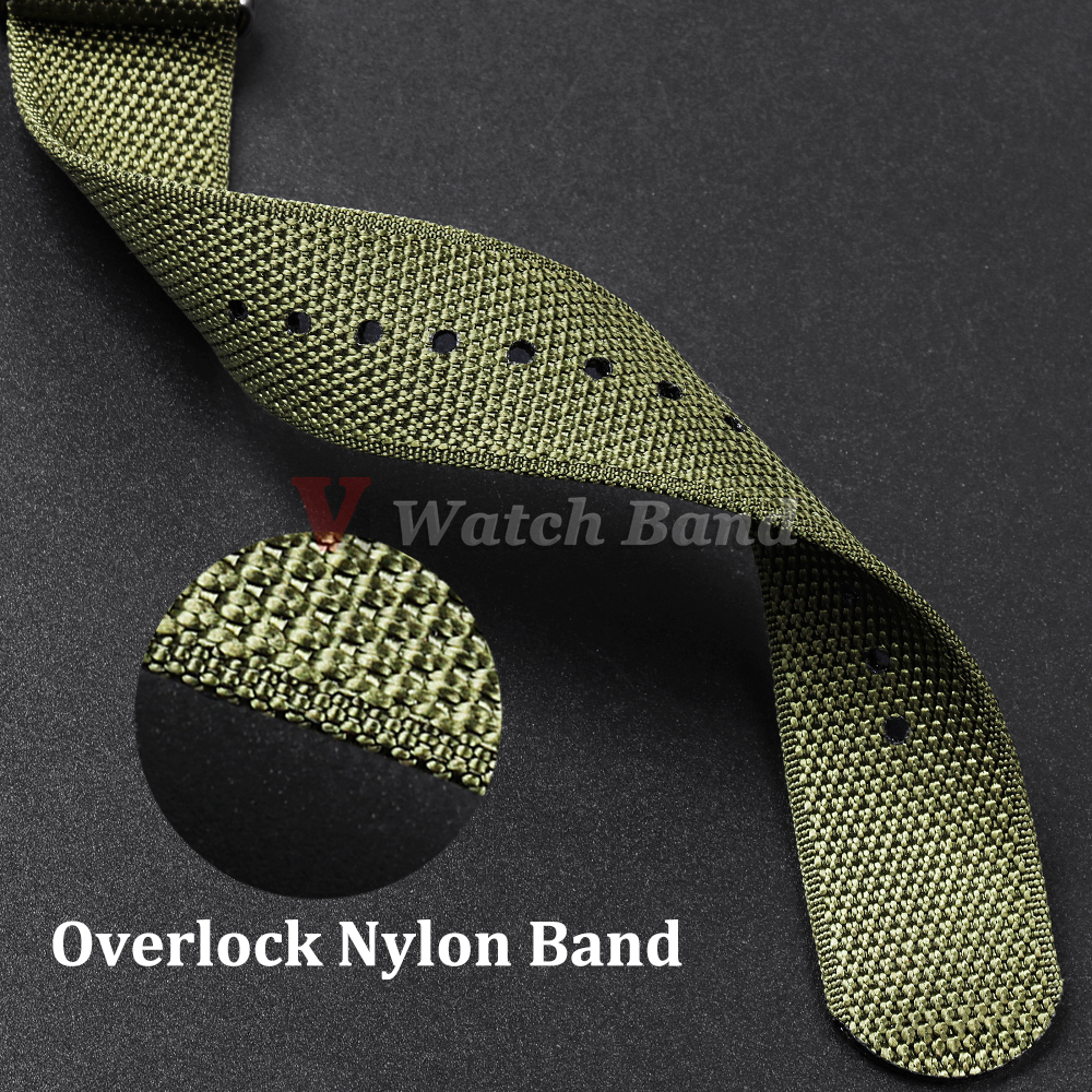 Dense Nylon Strap 20mm 22mm Wo - Perlon Strap Woven recension och pris